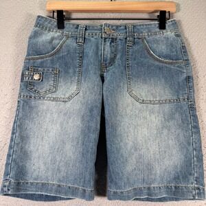 Vintage Union Bay Jeans Shorts Womens 5 Blue‎ Lightwash Denim Classic Y2K 11"